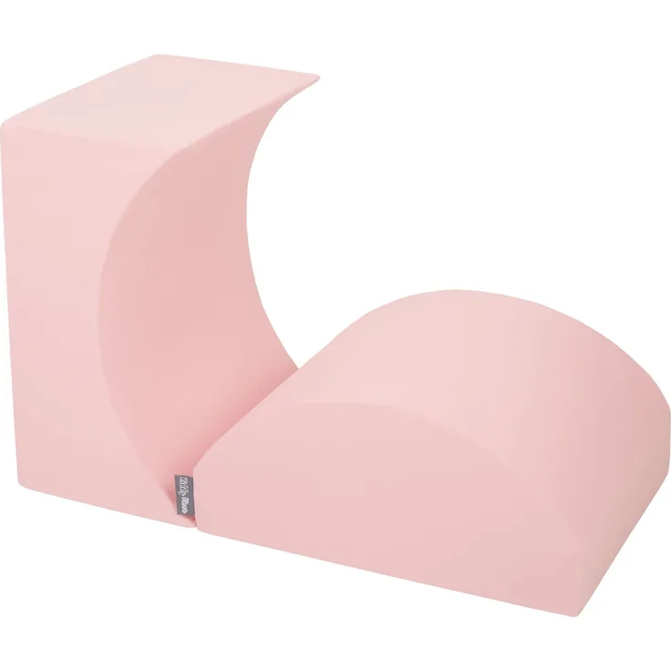 KiddyMoon Spielplatz Aus Schaumstoff Hindernisläufen, Element Rampe/Kopfteil, Pink