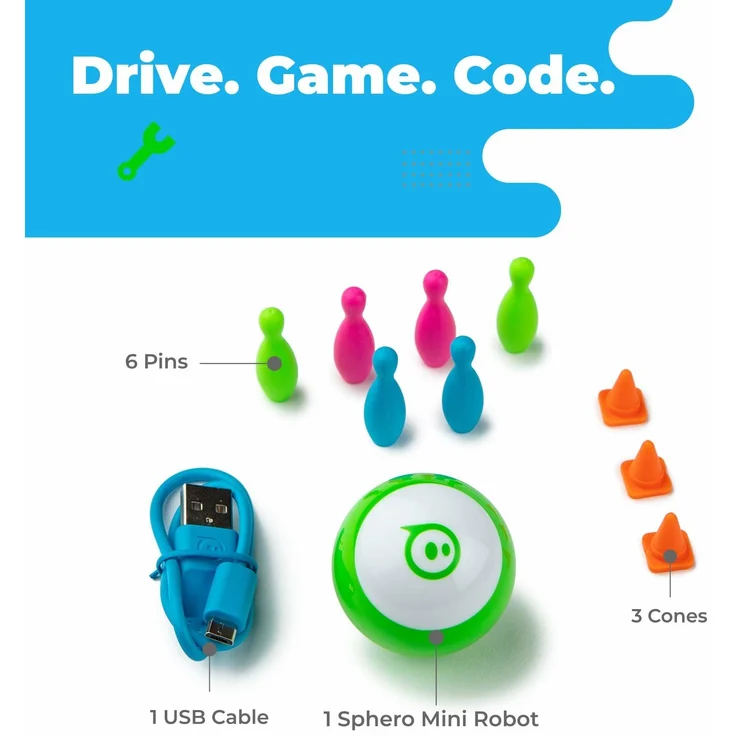 Sphero - Mini Roboter, grün-weiß – Bild 2