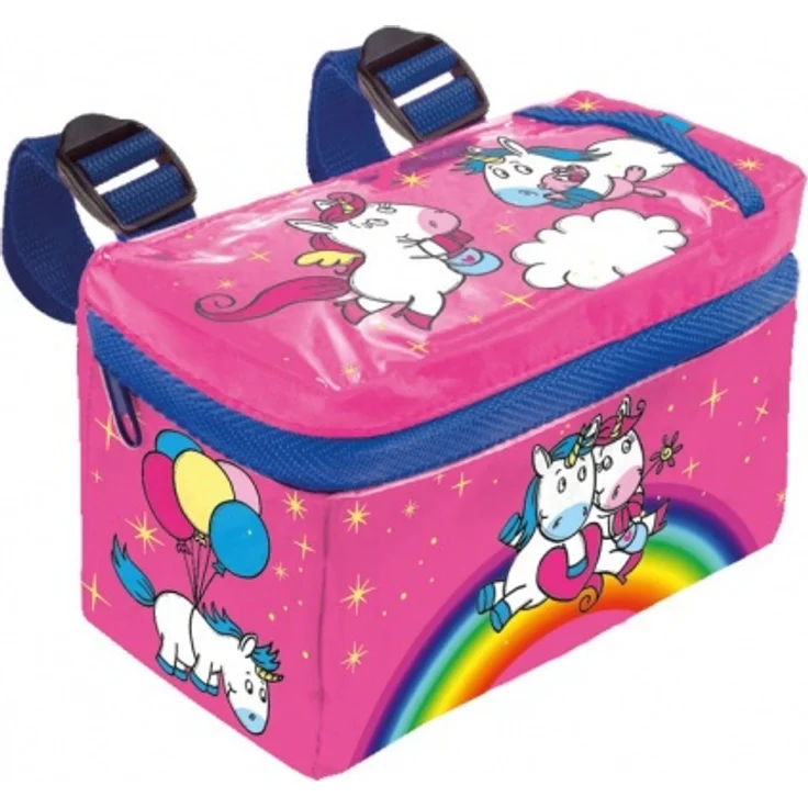 Bike Fashion Lenkertasche Einhorn pink mit Motiv Größe 18x10x8 cm