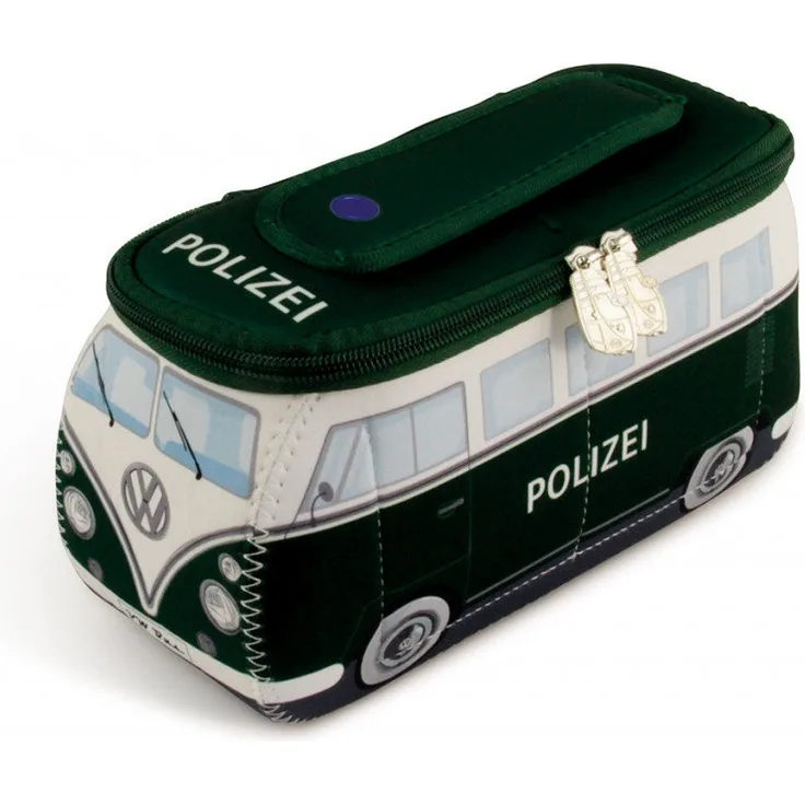 VW Bulli T1 3D Neopren Mäppchen Polizei