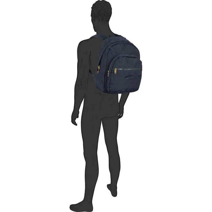 großer camel active Reißverschlussrucksack, dunkelblau – Bild 4