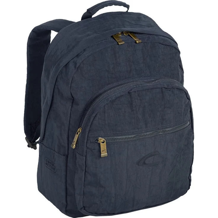 großer camel active Reißverschlussrucksack, dunkelblau – Bild 1