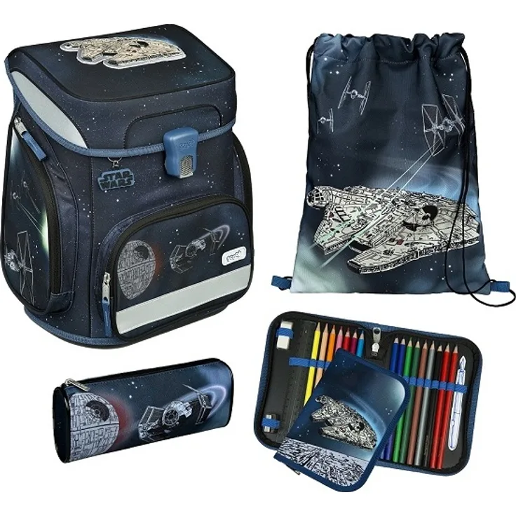 Scooli Schulranzen Set 5-tlg. EasyFit Star Wars