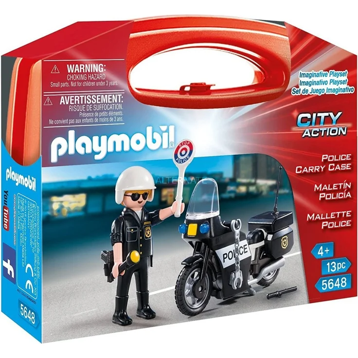 PLAYMOBIL City Action 5648, 'Police Carry Case', 13 Teile, ab 4 Jahren – Bild 1
