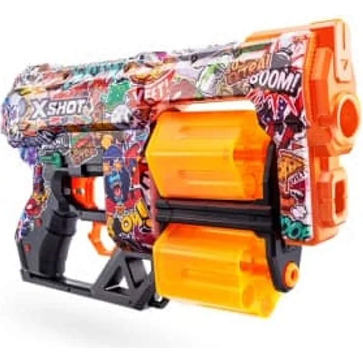 Zuru X-Shot Skins Dread mit 12 Darts (7216517), 1x Stück, zufällige Auswahl