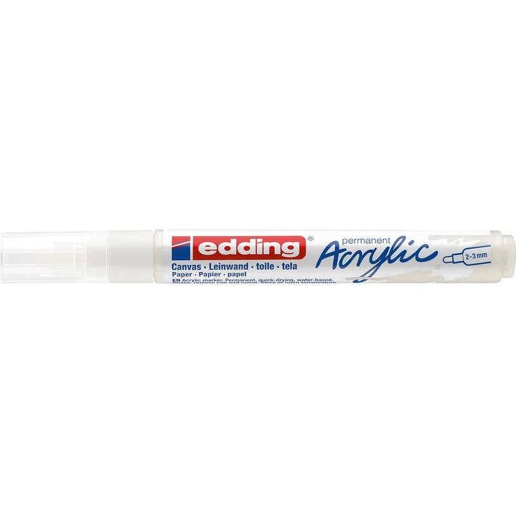 edding 5100 Acrylmarker medium verkehrsweiß - Preisvergleich – Bild 3