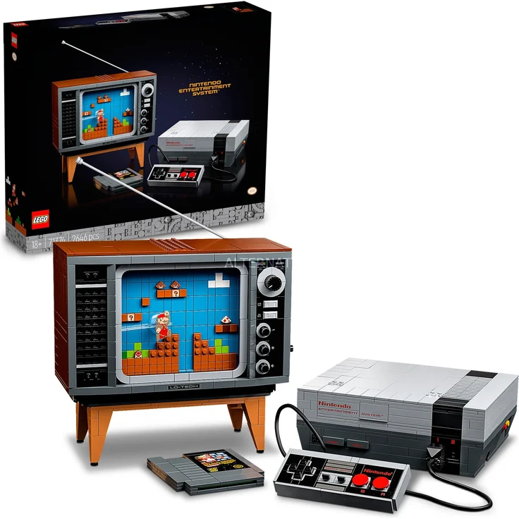 LEGO Super Mario 71374 'Nintendo Entertainment System™', 2646 Teile, ab 18 Jahren, tolles Modell der originalen NES-Konsole, lässt Kindheitserinnerungen wach werden – Bild 1