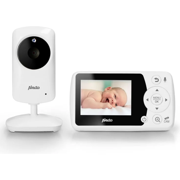 Alecto Babyphone DVM-64 mit Kamera 2,4" Weiß – Bild 6