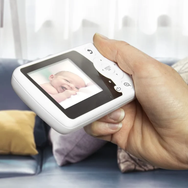 Alecto Babyphone DVM-64 mit Kamera 2,4" Weiß – Bild 4