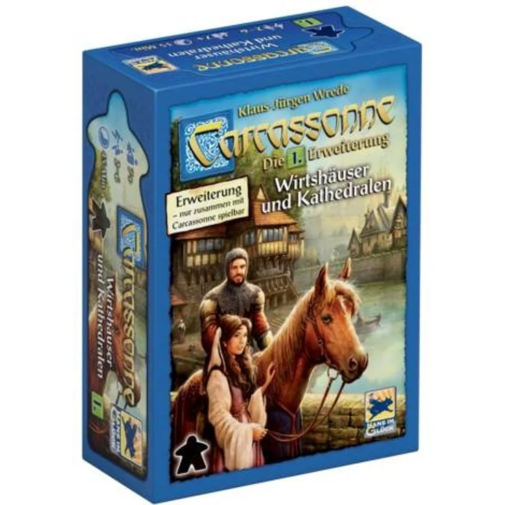 Carcassonne 2. Ed. : Wirtshäuser und Kathedralen (Erw. 1) - Preisvergleich – Bild 1