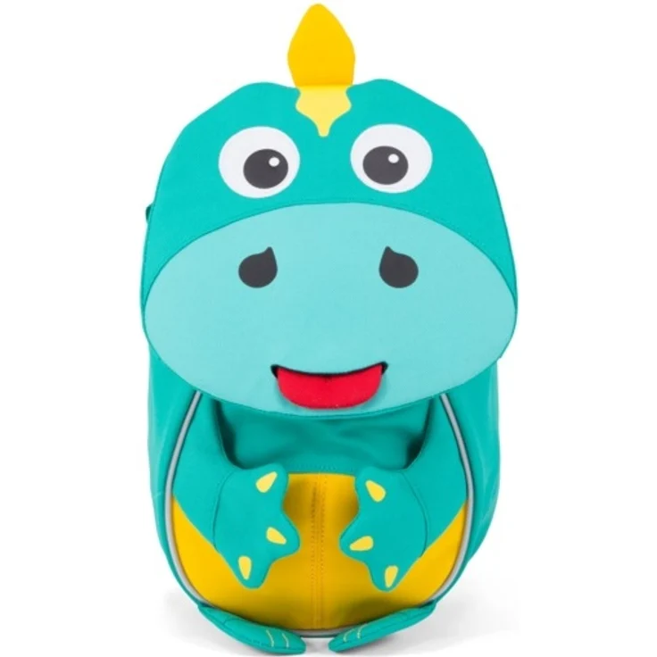 Affenzahn 'Kleiner Freund Dinosaurier' Kinderrucksack, ab 1 Jahr, 4 Liter, petrol/gelb – Bild 1