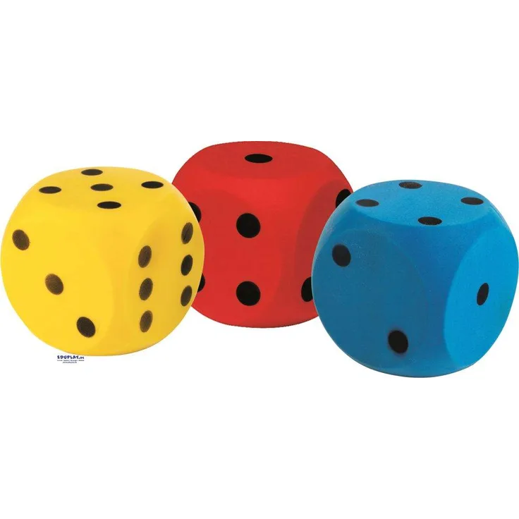 Eduplay Würfel Schaumstoff farbig sortiert 15,5 cm