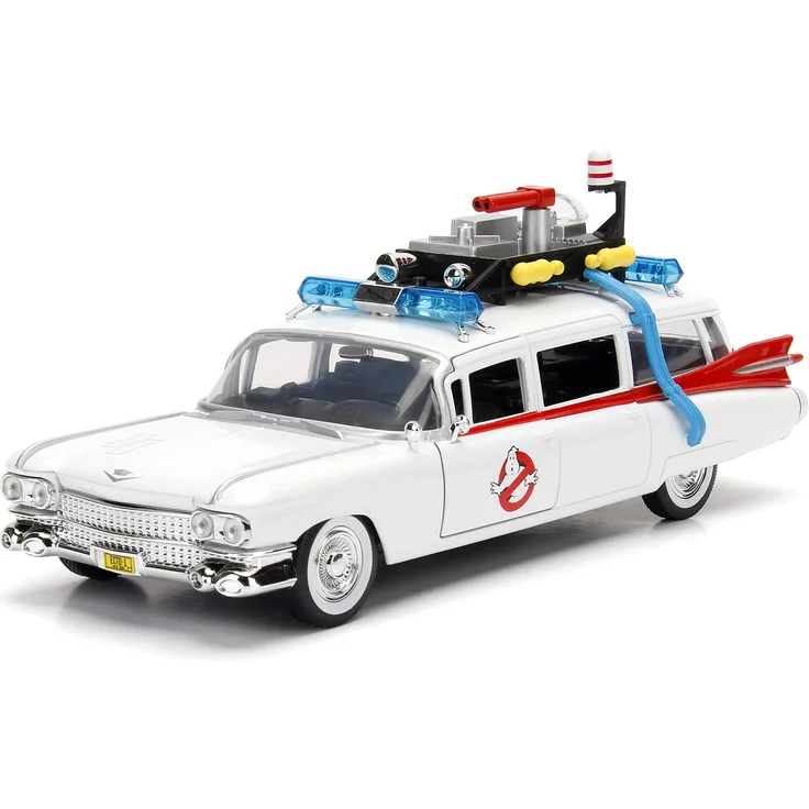 Jada 99731 Toys Hollywood Rides: Ectomobil Ecto-1, Diecast Modellauto Ghostbusters im Maßstab 1/24
