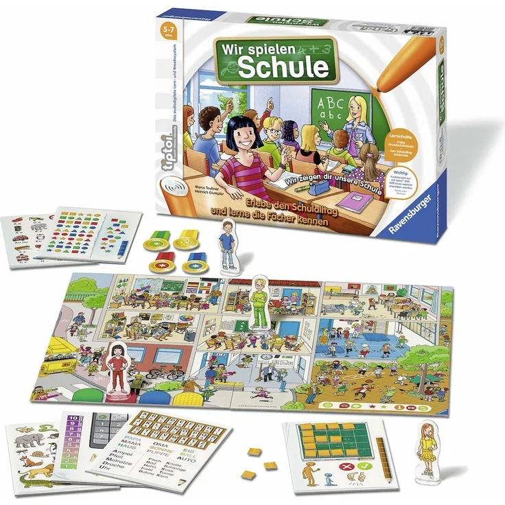 Ravensburger tiptoi 00733 - 'Wir spielen Schule' / Spiel von Ravensburger ab 5 Jahren / Erlebe interaktiv einen kompletten Schultag – Bild 3