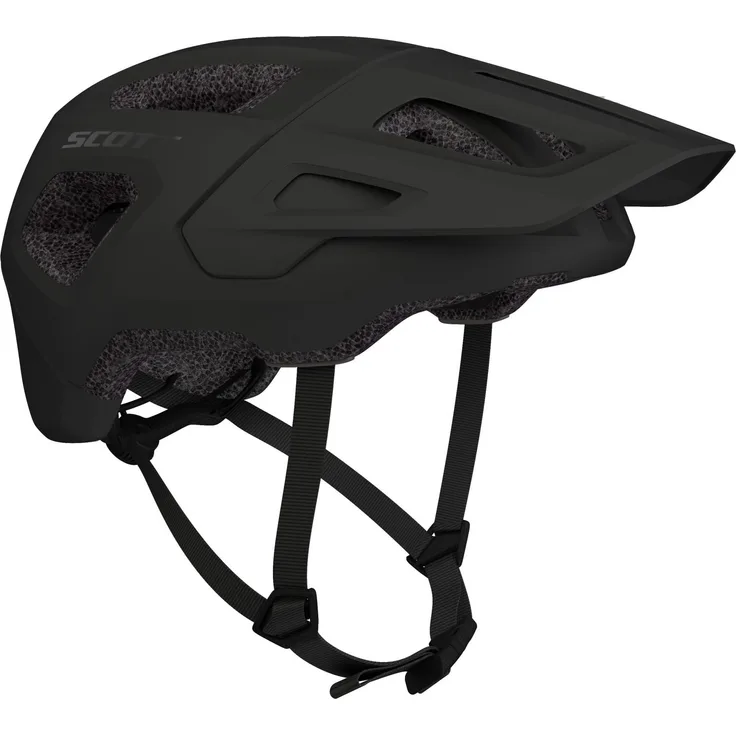 Scott Argo Plus Helmet Black Matt, Größe S-M - Fahrradhelm, Farbe Schwarz