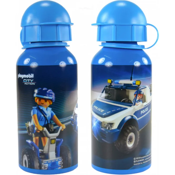 Playmobil Trinkflasche "Police" 400 ml Aluminium