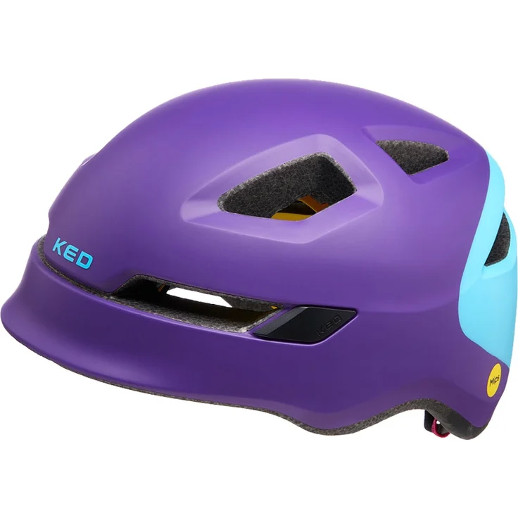 KED - Fahrradhelm - Pop M - purple/skyblue – Bild 2
