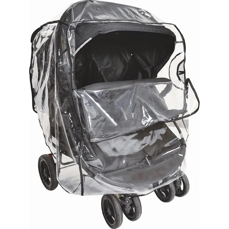 Ezkindheit Universal Regenschutz für Doppelkinderwagen/Schutz vor Wasser und Wind Kinderwagenzubehör