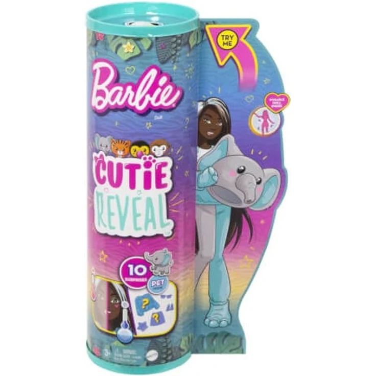 Mattel HKP98 Cutie Reveal Barbie Jungle Series - Elephant – Bild 1