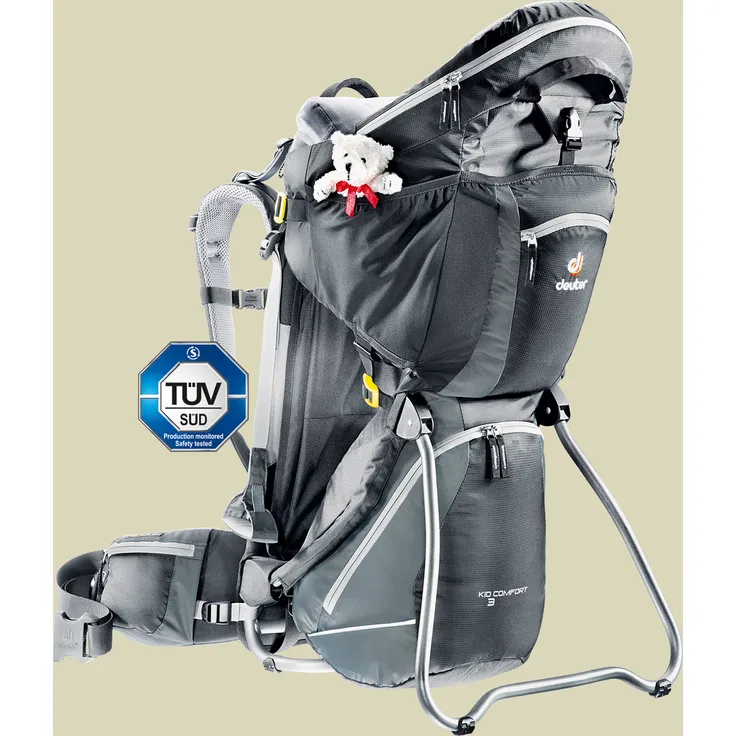 Deuter Kid Comfort III Kindertrage Volumen 18 Liter black-granite