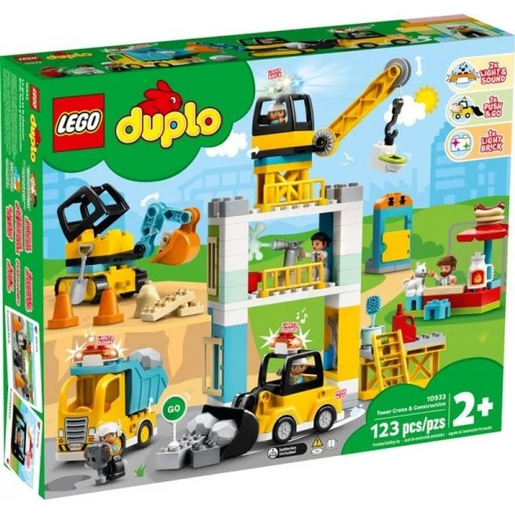 LEGO DUPLO® Baustelle - Große Baustelle mit Licht und Ton 10933 – Bild 2