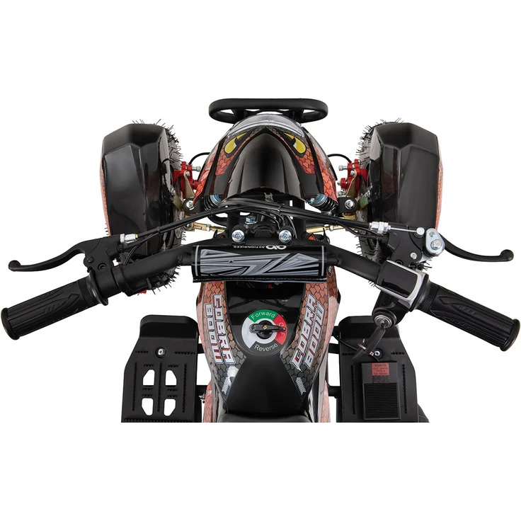Elektro-Kinderquad Cobra Pocket Mini Quad Kinder ATV Miniquad 800 Watt ab 5 J. (Rot/Schwarz) - Preisvergleich – Bild 7