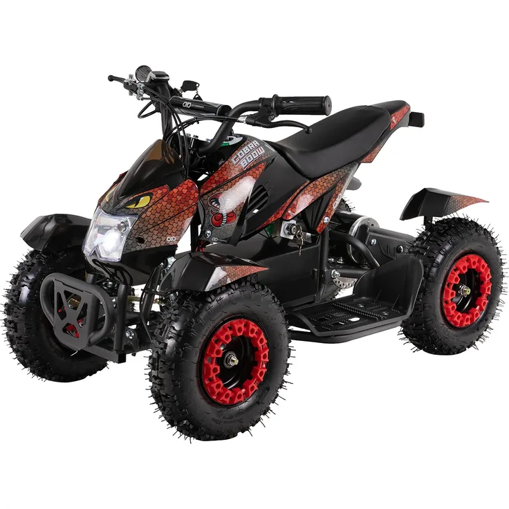 Elektro-Kinderquad Cobra Pocket Mini Quad Kinder ATV Miniquad 800 Watt ab 5 J. (Rot/Schwarz) - Preisvergleich