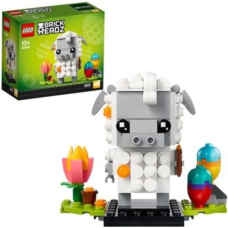 LEGO® BrickHeadz 40380 'Osterlamm', 192 Teile, ab 10 Jahren, inkl. Ostereier und Tulpe - Preisvergleich – Bild 1