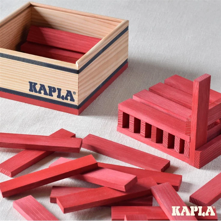 KAPLA® 40er Quadrate rot – Bild 2