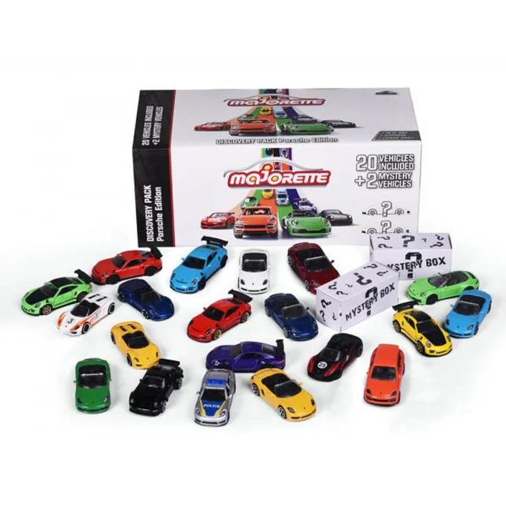Majorette Spielzeugauto Street Cars Porsche 20 + 2 Discovery Pack 212058601 – Bild 1