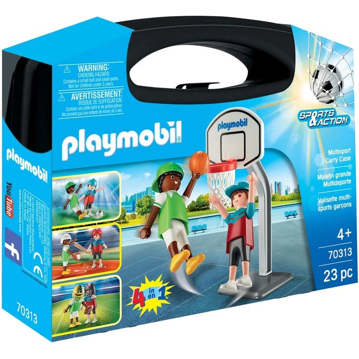 Playmobil Sports and Action 70313 'Großer Multisportkoffer', 23 Teile, ab 4 Jahren – Bild 1
