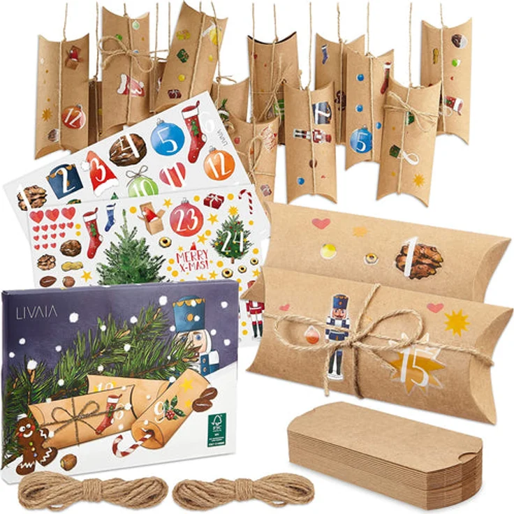 Adventskalender Zum Befüllen Schöner Diy Adventskalender Zum Selbstbefüllen: Würfel Boxen – Bild 2