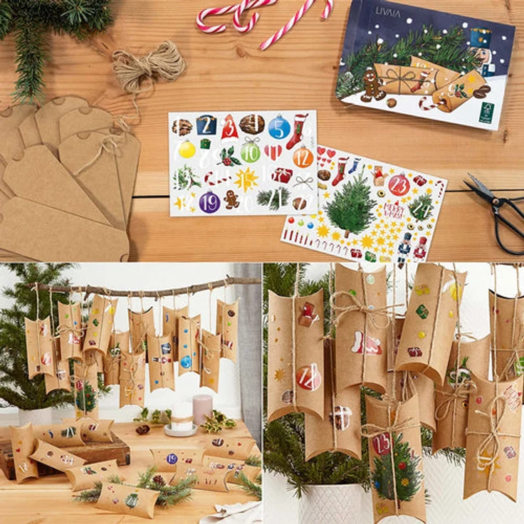 Adventskalender Zum Befüllen Schöner Diy Adventskalender Zum Selbstbefüllen: Würfel Boxen – Bild 4