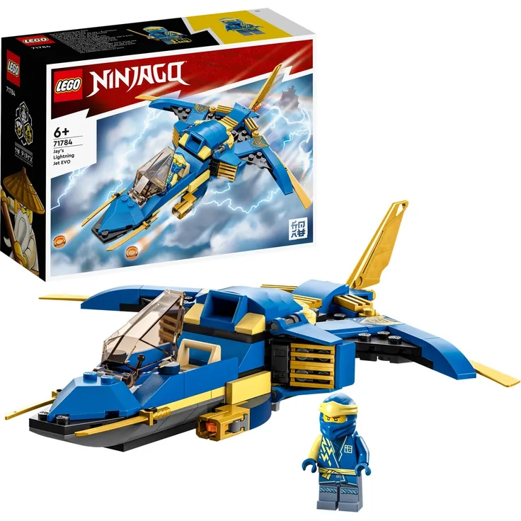 LEGO Ninjago 71784 'Jays Donner-Jet EVO', 146 Teile, ab 6 Jahren