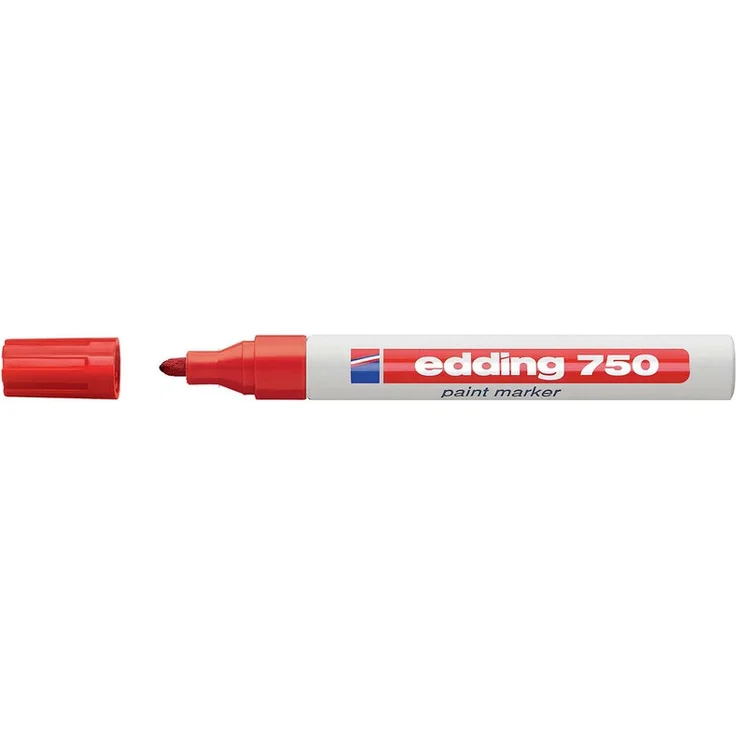 "edding 750 Glanzlack-Marker creative - 2 - 4 mm Rot" – Bild 1