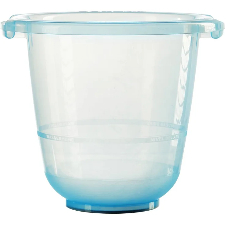 tummy tub das Original - Badeeimer kippsicher, rutschfest und schadstofffrei, blau, für Kleinkinder