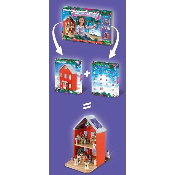Playmobil 70383 Großer Adventskalender "Weihnachten im Stadthaus" – Bild 6