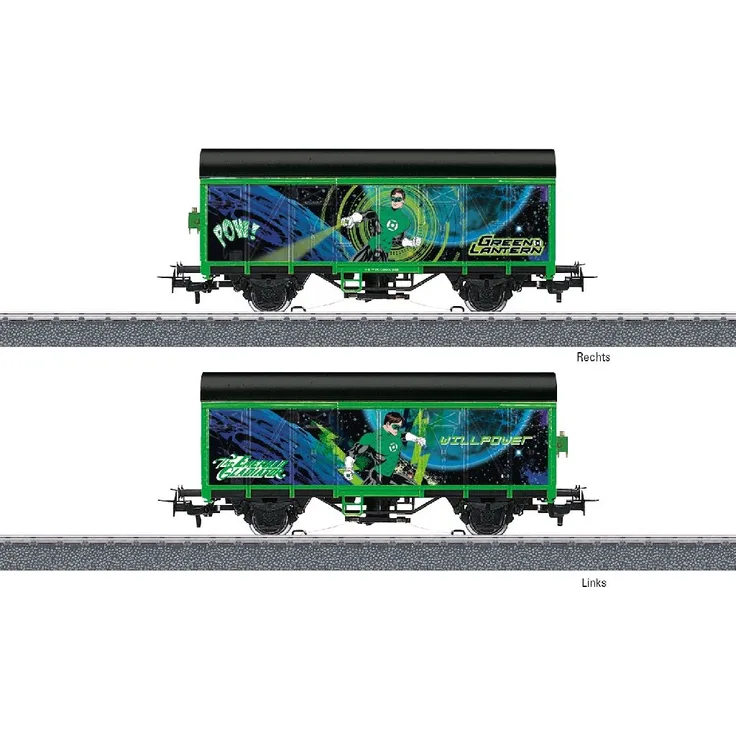 Mrklin 44830 H0 Gedeckter Gterwagen Green Lantern - Start up