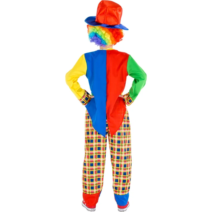 Kinder - Teenkostüm Clown Sockenschuss - 128 (7-8 Jahre) – Bild 2