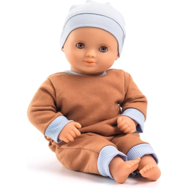 Babpuppe Praline, mit Kleidung, aus der Pomea Serie, 32 cm, von Djeco