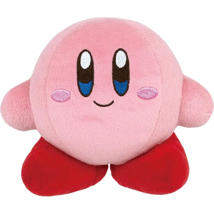 SUPER MARIO KP01UK Kirby Mario Sanei Offizielles Lizenzprodukt aus Plüsch, Mehrfarbig