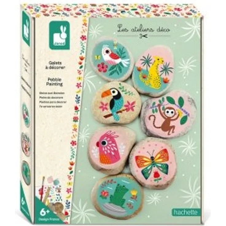 Janod J07922 KREATIV-SET STEINE ZUM BEMALE
