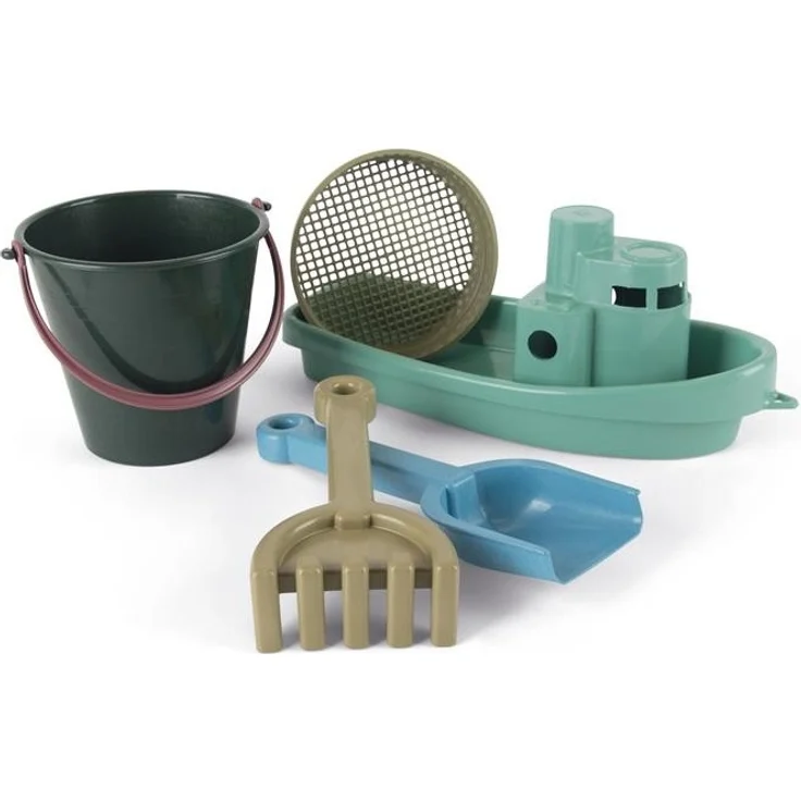 Dantoy Blue Marine Boot und Sandspielzeug Set 5-teilig – Bild 2
