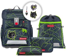 Step by Step Cloud 'Dark Cat Chiko' Anfängerranzen Set