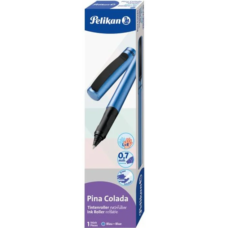 Pelikan Tintenroller Pina Colada, blau metallic – Bild 4