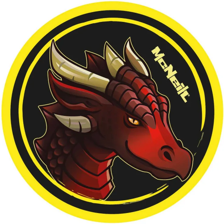 McNeill McAddys zu Schulranzen Ninja Dragon-Kopf