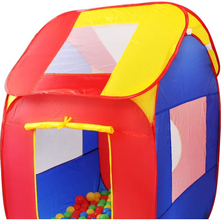 KIDUKU® Kinderspielzelt Bällebad Pop Up Spielzelt + 200 Bälle + Tasche für drinnen und draußen - Preisvergleich – Bild 8