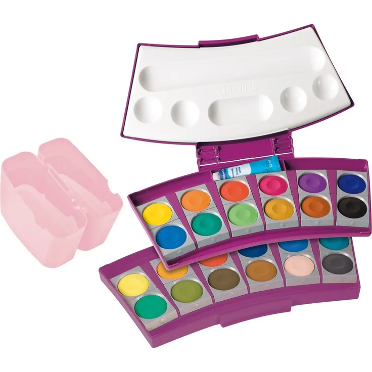 Pelikan Büro Pelikan Deckfarbk. ProColor 735PC/24 Beere/Rosa 24 Farben (701211)