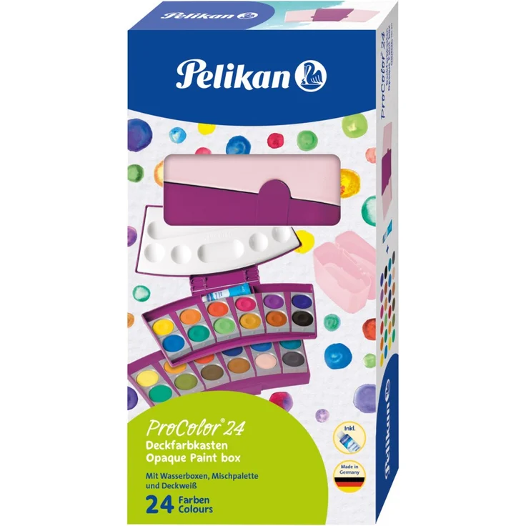 Pelikan Büro Pelikan Deckfarbk. ProColor 735PC/24 Beere/Rosa 24 Farben (701211) – Bild 2