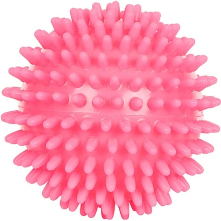 Igelball Massageball Reflexzonen Massage Selbstmassage soft 9 cm neon-pink, neon-pink